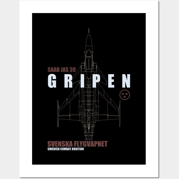 JAS 39 Gripen Wall Art by TCP